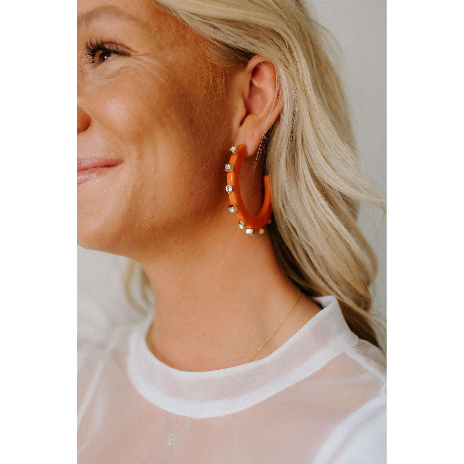 8.28 Boutique:Smith & Co. Jewel Design,Smith & Co. Jewel Design Large City Girl Hoop Earrings,Earrings