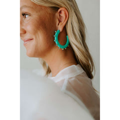 8.28 Boutique:Smith & Co. Jewel Design,Smith & Co. Jewel Design Large City Girl Hoop Earrings,Earrings