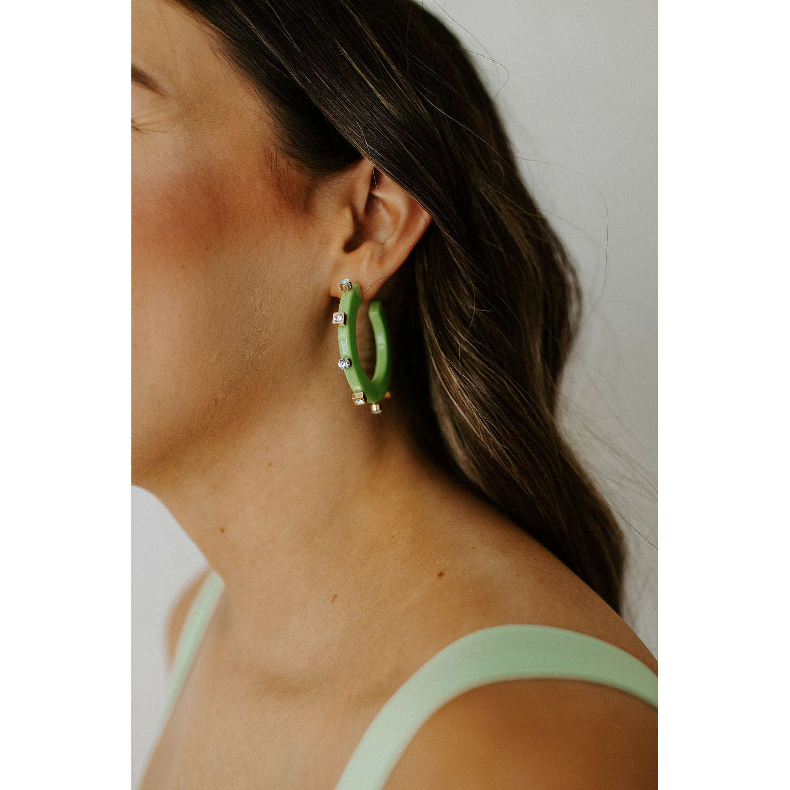 8.28 Boutique:Smith & Co. Jewel Design,Smith & Co. Jewel Design Small City Girl  Hoop Earrings,Earrings
