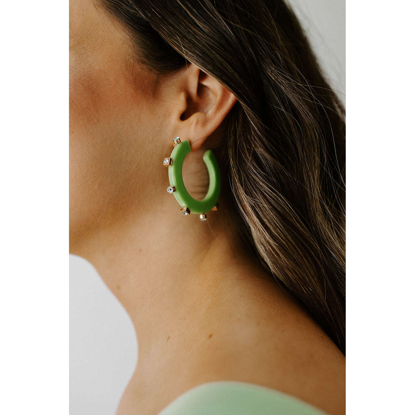 8.28 Boutique:Smith & Co. Jewel Design,Smith & Co. Jewel Design Small City Girl  Hoop Earrings,Earrings