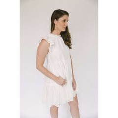 8.28 Boutique:8.28 Boutique,The Frances White Eyelet Dress,Dresses