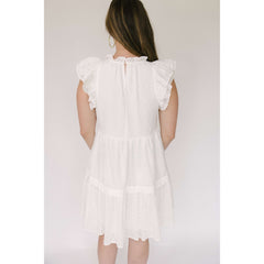 8.28 Boutique:8.28 Boutique,The Frances White Eyelet Dress,Dresses
