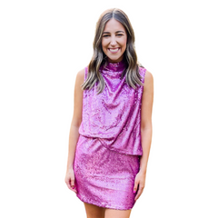 8.28 Boutique:8.28 Boutique.,The Showstopper Sequins Dress,Dresses