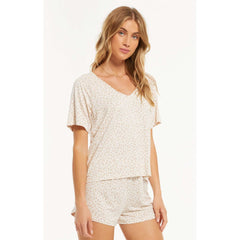 8.28 Boutique:Z-Supply,Z-Supply Lay Low Leopard V-Neck Top,Top