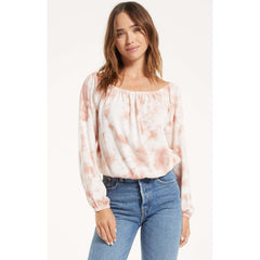 8.28 Boutique:Z-Supply,Z-Supply Liv Cloud Tie-Dye Top,Tops